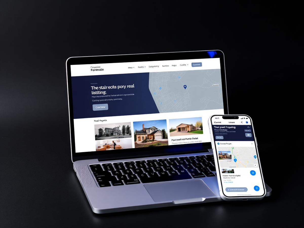 PrimeNest Realty real estate website design preview